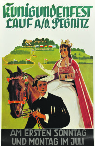 Friedrich Ulrich, Kunigundenfest-Plakat aus dem Jahr 1964.